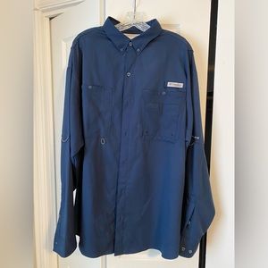 Columbia PFG long sleeve button up XL